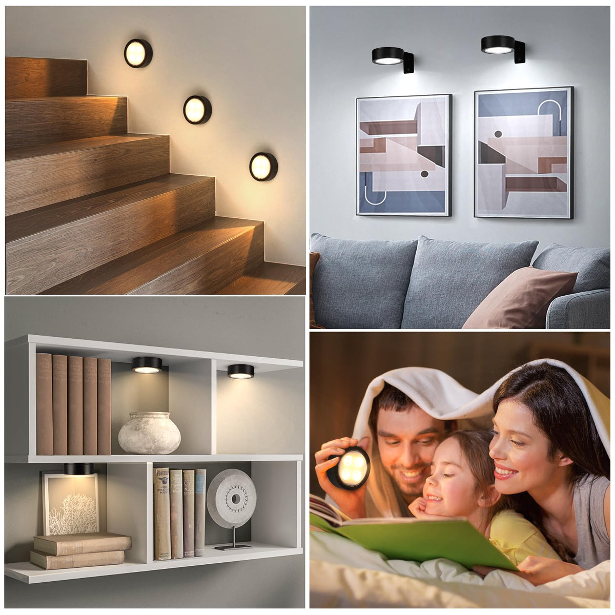 KELUOLY art display light enhances portraits, canvases, and posters.