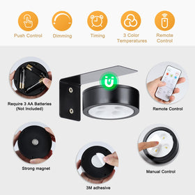 KELUOLY dimmable LED picture light lets you adjust color temperature easily.