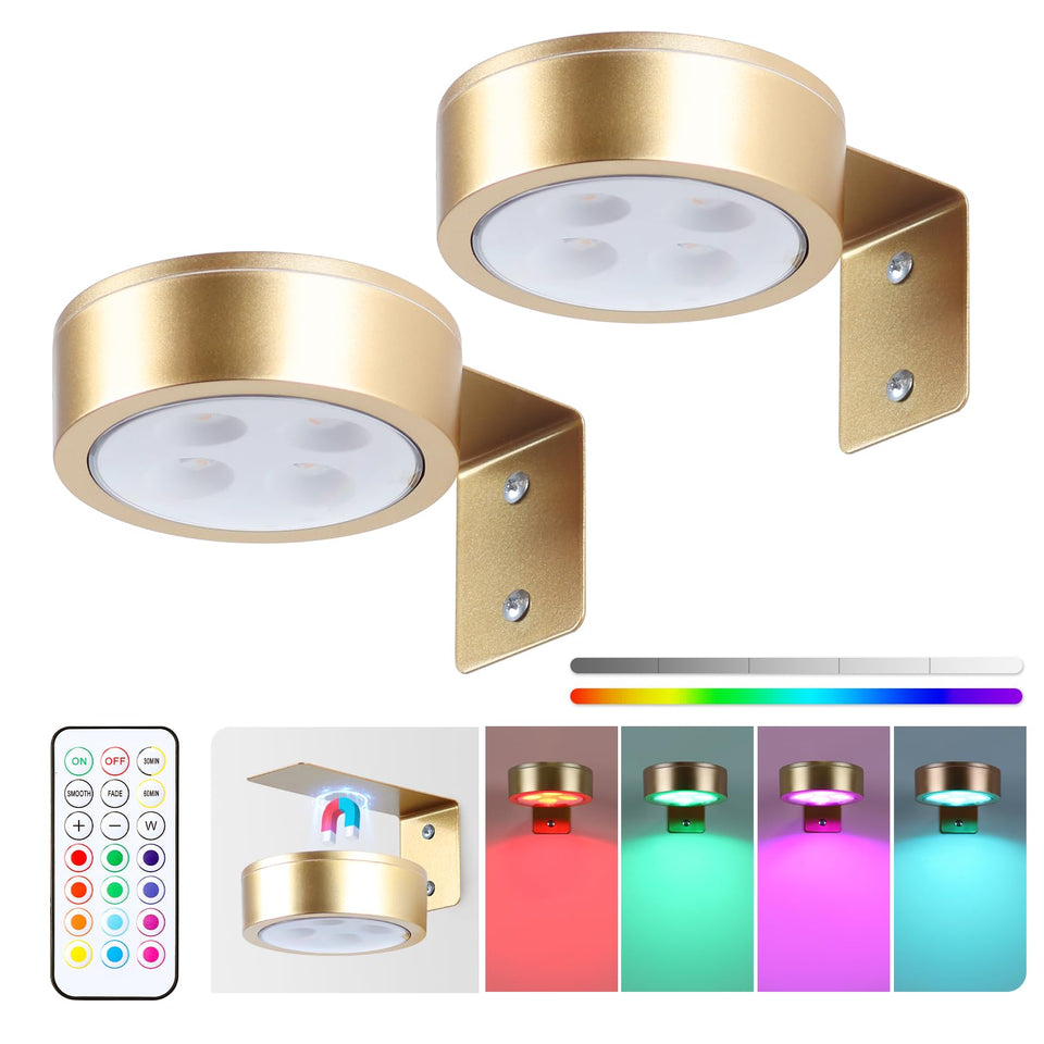 KELUOLY picture light showcases art with RGB colors for mood lighting