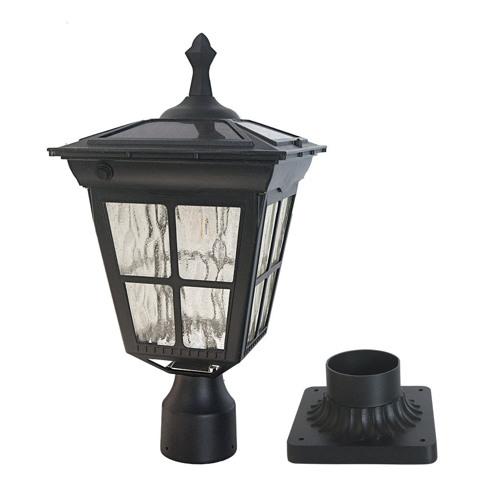 Kemeco ST4311AQ LED cast aluminum post light in black for durable outdoor illumination