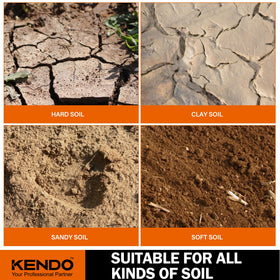 KENDO auger plant-action demonstrates rapid planting in loose soil