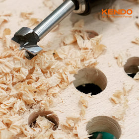 KENDO Forstner Bit Set ideal for pocket holes and flat-bottom drilling.