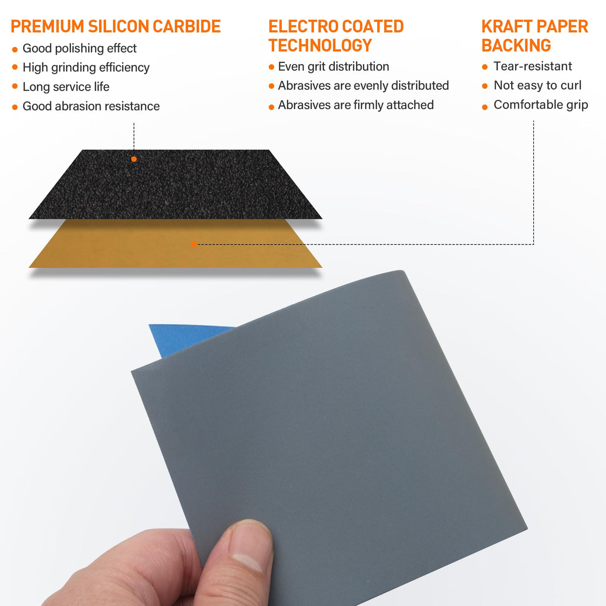 Kendo 600 grit close-up emphasizes metal polishing and refined finishes