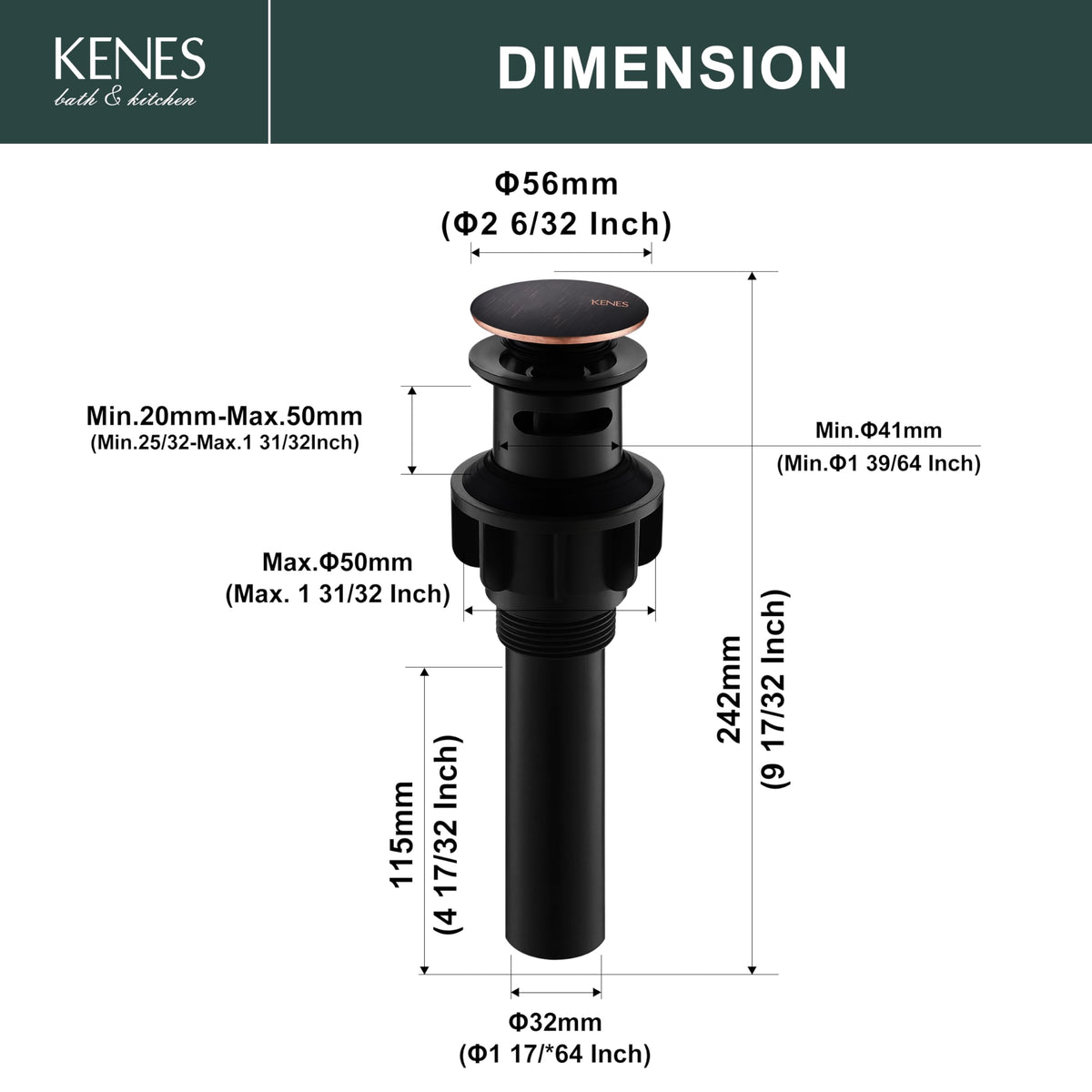 KENES easy-install design; no tools required for mounting.