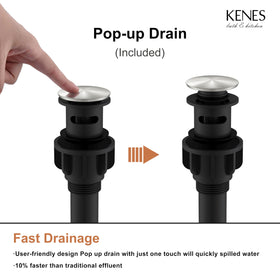 KENES KE-9050-P aerated flow illustration for daily tasks