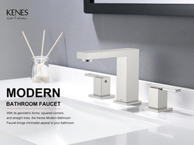 KENES KE-9050-P two-handle closeup shows smooth lever control