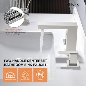 KENES KE-9050-P fingerprint-resistant brushed nickel surface