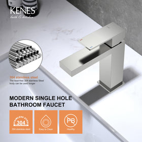 KENES LJ-9031 fingerprint-free finish keeps fixtures clean.