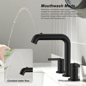 KENES matte black spray function strong spray demonstration.
