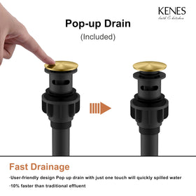 KENES water flow 4.5 L/min at 410 kPa enables everyday tasks.