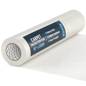 Kenley carpet protection film roll for easy carpet safeguarding during work.
