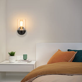KENMI compact wall sconce fits tight spaces with ambient glow