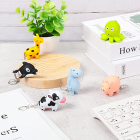 Kenning hippo flashlight keychain combines cute design with reliable light