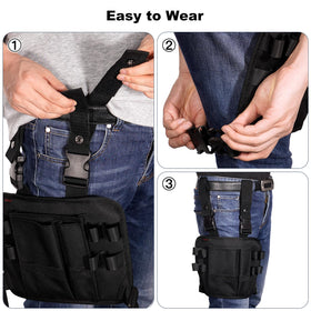 KENOBEE multi-compartment pouch keeps tools neatly separated for carpenters