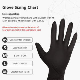 KEOELY nitrile gloves suitable for technicians tattoo artists and cleaning