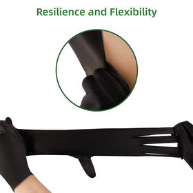 KEOELY powder free nitrile gloves reduce residue and irritation