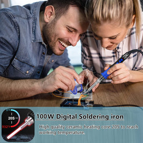 KEPIOG soldering stand with magnifying glass for stabilizing tiny components.