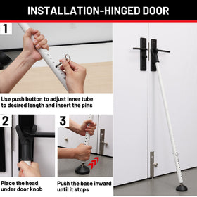 Keplrend 2-pack door stoppers for apartment use
