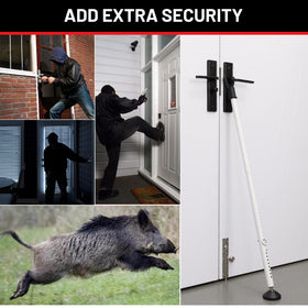 Keplrend 2-pack door stoppers blocking a sliding door