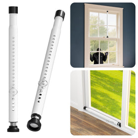 Keplrend window lock 2-pack sturdy-bar secures doors and windows.