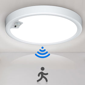 KEPLUG motion sensor ceiling light 18W 1600lm for bright hands-free entry