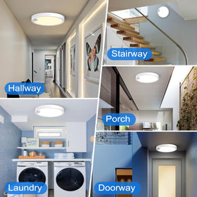 KEPLUG ultra-thin 8.7-inch flush mount blends with décor