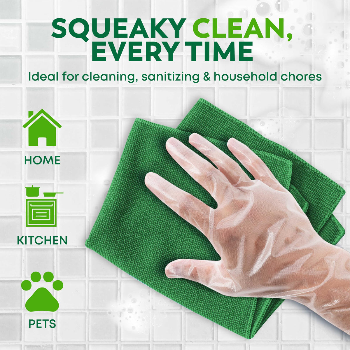 Keppi BPA and latex-free gloves ensure safety without latex-related concerns during prep.