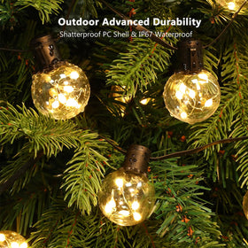 KepStars IP65 waterproof bulbs and durable wire for year-round outdoor use.