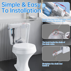 KERDE CN27B compatible with standard toilets for easy retrofit