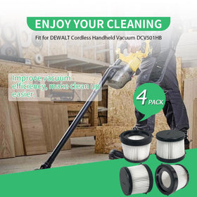 Kerneed DCV5011H-washable-filter emphasizes reusable filtration