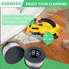 Kerneed DC5151H captures dust particles as small as 0.3 microns.