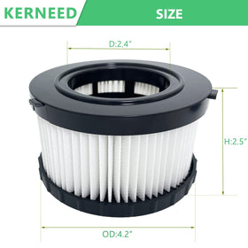 Kerneed DC5151H filter designed for washable reuse.