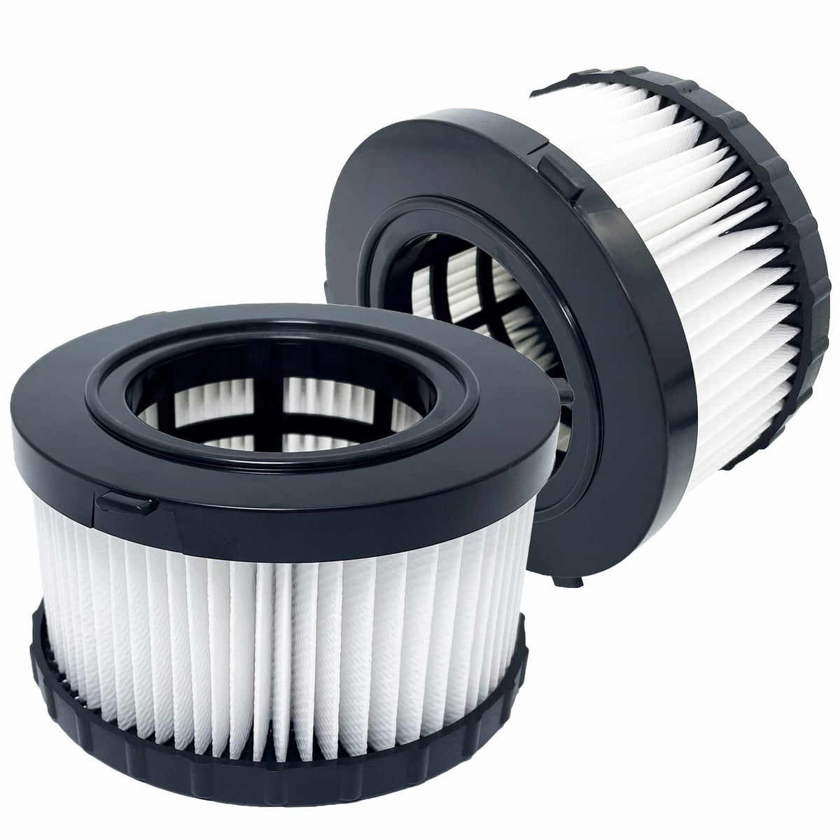 Kerneed DC5151H HEPA filter close-up showing pleated dust capture.
