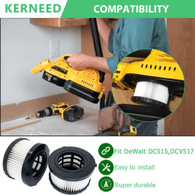 Kerneed DC5151H pleated filter close-up highlighting filtration surface.