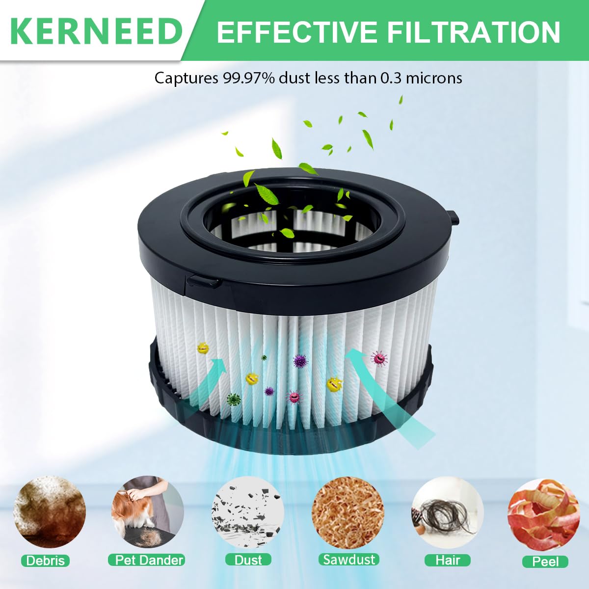 Kerneed DC5151H replacement tips for improved vacuum performance.