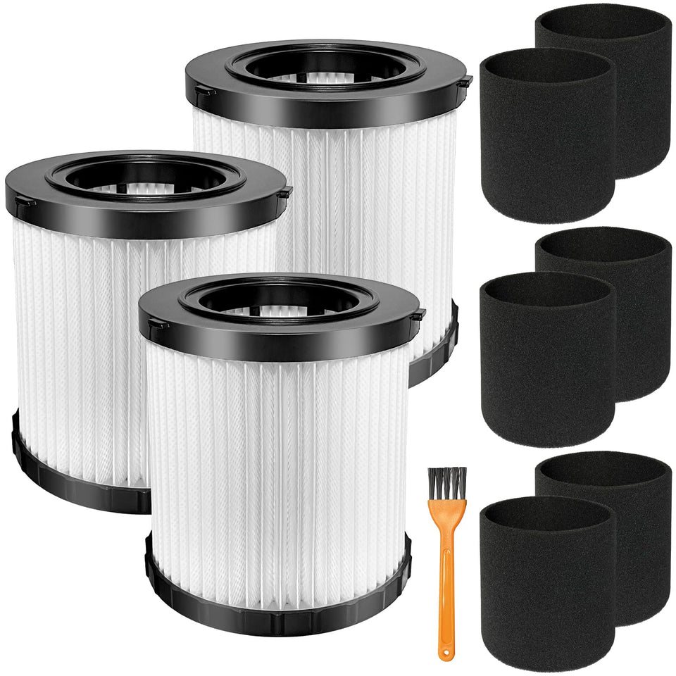 Kerneed DCV5801H HEPA filter replacement for DeWalt vacuums delivers efficient filtration.