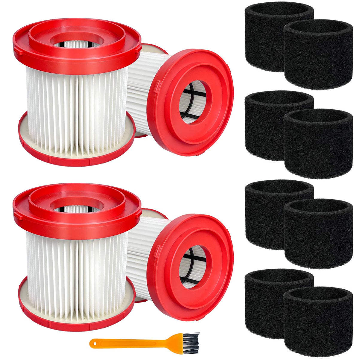 Kerneed HEPA filter for Milwaukee 0880-20 captures fine dust and particles