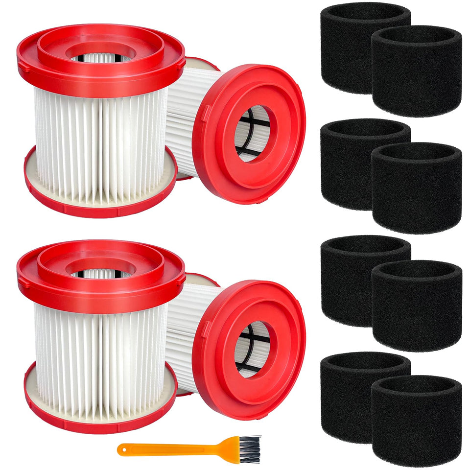 Kerneed HEPA filter for Milwaukee 0880-20 captures fine dust and particles