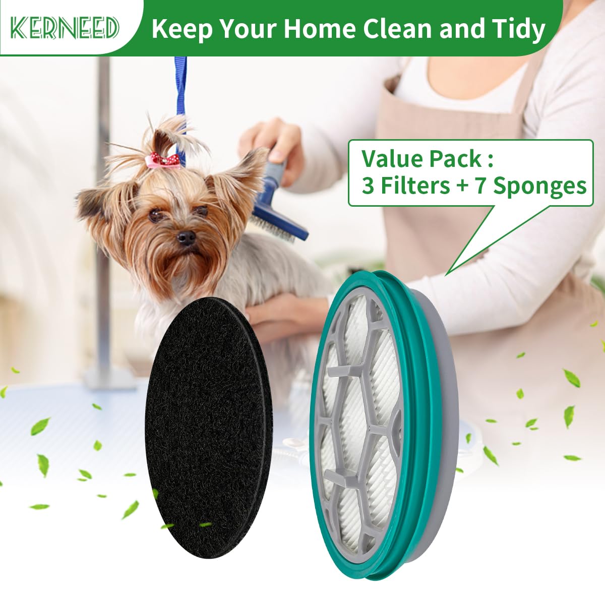 Kerneed replacement accessories offer reliable performance between cleanings.