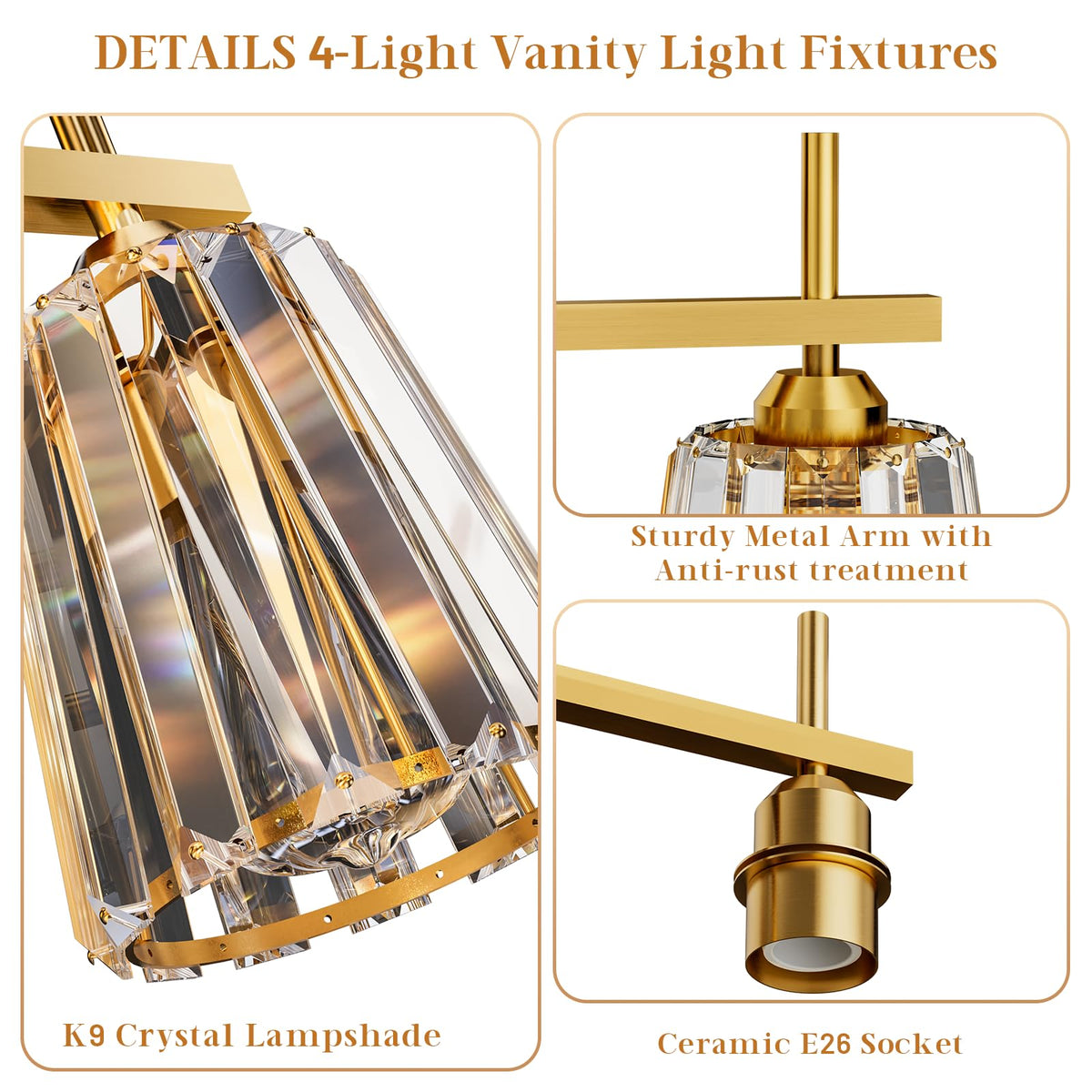KernLite over-mirror bathroom light ideal for vanity tasks and mirror-focused decor.