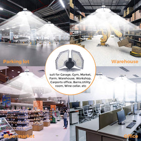 K KERNOWO garage light ideal for barns, workshops, and warehouses.