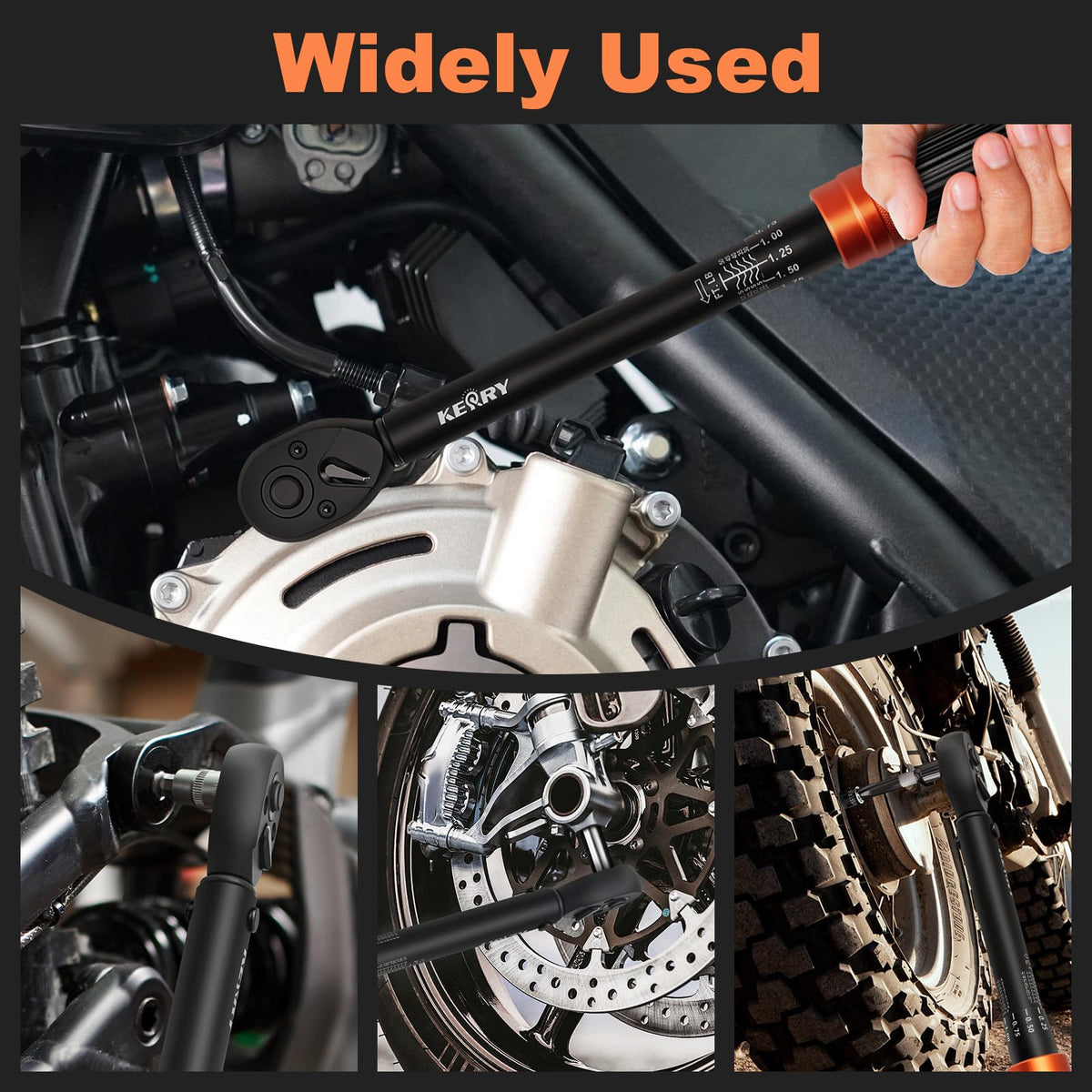Kerry 3/8-inch drive torque wrench portable and reliable for everyday use.