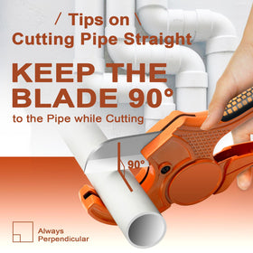 One-handed operation demonstration with Kerry pipe cutter