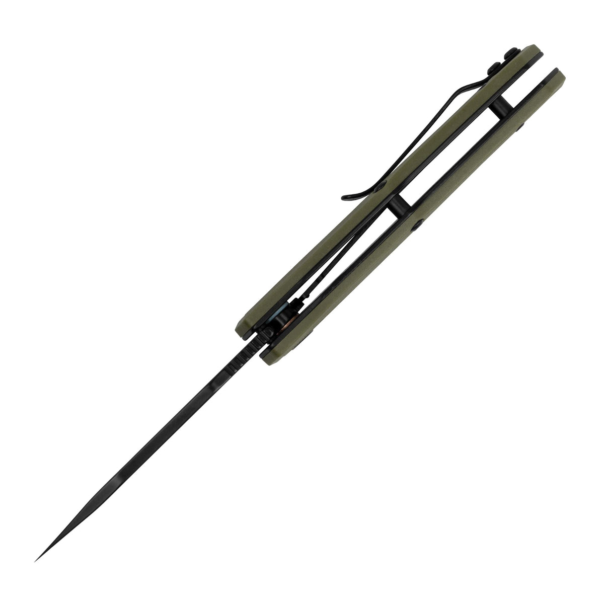 Kershaw Appa assisted opening with flipper enables one-handed access.