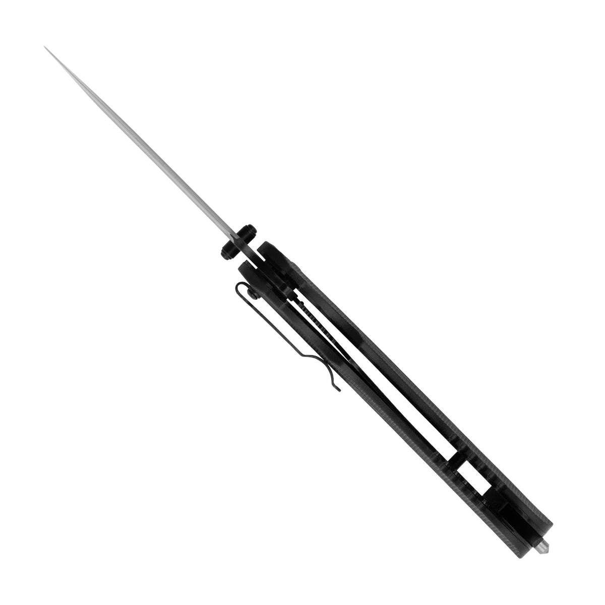 Kershaw Barricade glass filled nylon handle with secure grip and durability.