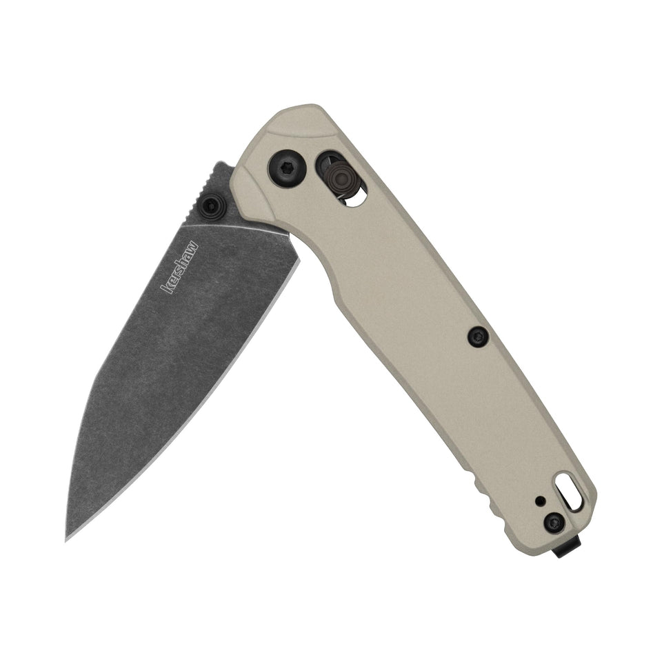 Kershaw Bel Air knife with reverse tanto blade for versatile everyday cutting tasks.