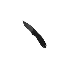 Kershaw Blur Tanto handle view highlighting Trac-Tec grip and quick one-handed access