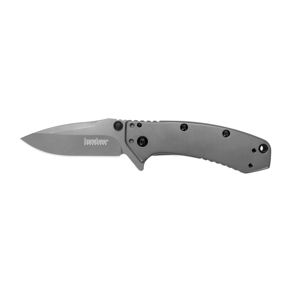 Kershaw Cryo pocket knife in matte gray for everyday carry.