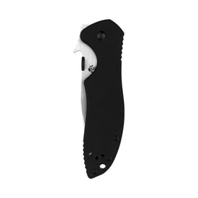 Kershaw Emerson CQC-6K textured G-10 handle for secure grip.