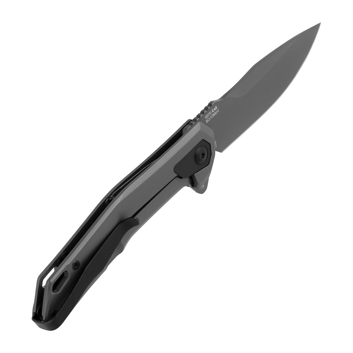 Kershaw Helitack reversible pocketclip supports tip-up carry for both hands